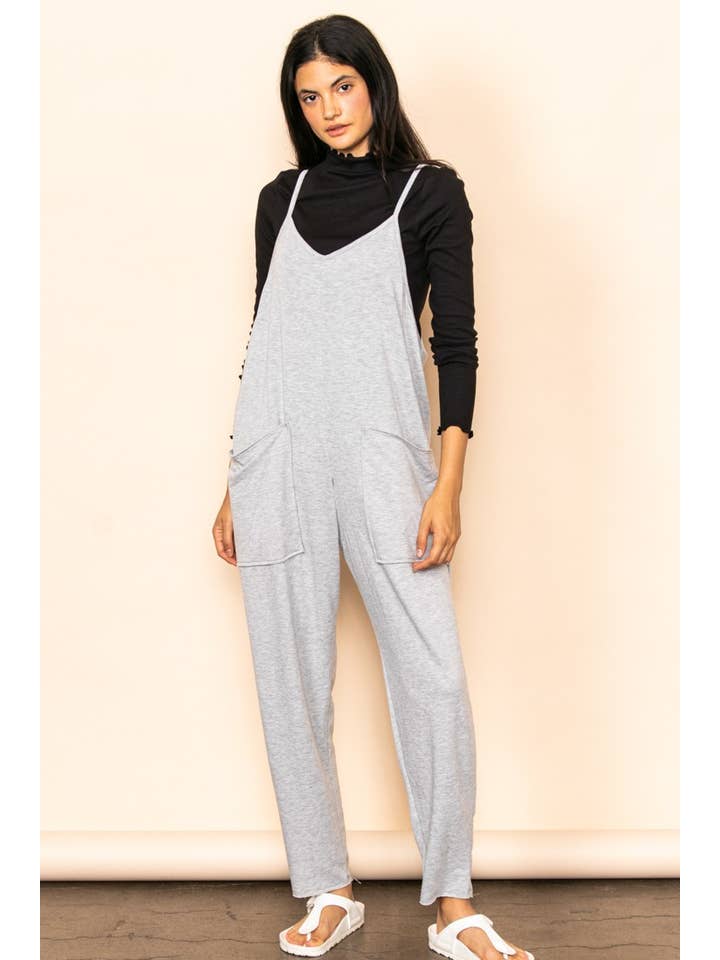 Elloh Collection - Wholesale Overalls - Women's - French Terry Jogger Fit Overall Jumper