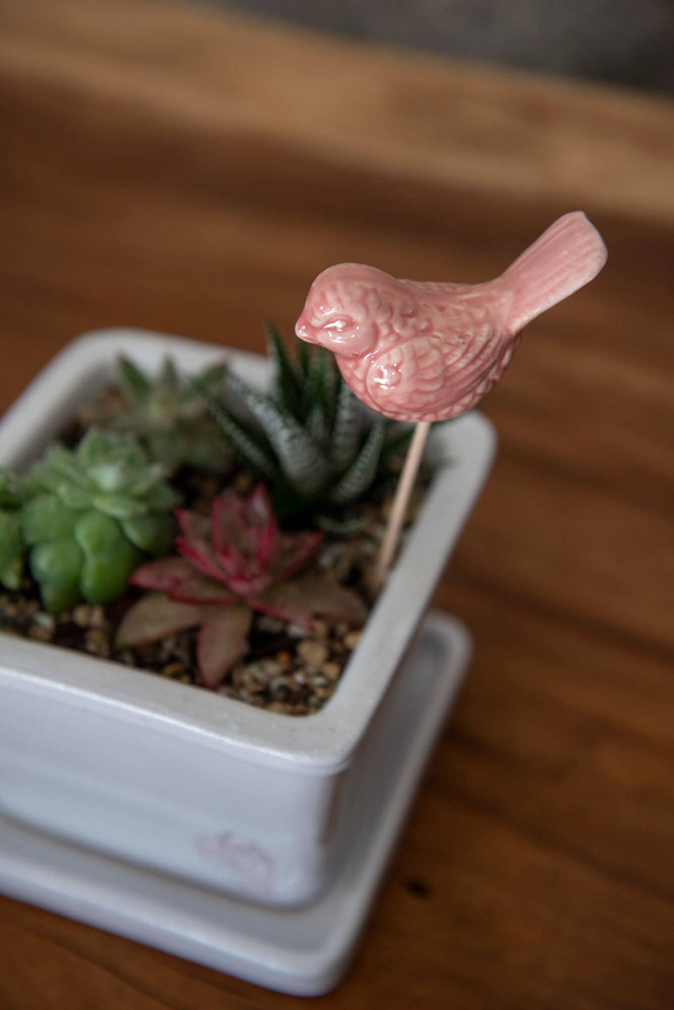 Vasos Quadrados by EM – Estatueta decorativa por atacado – PASSARINHO DE CERÂMICA29