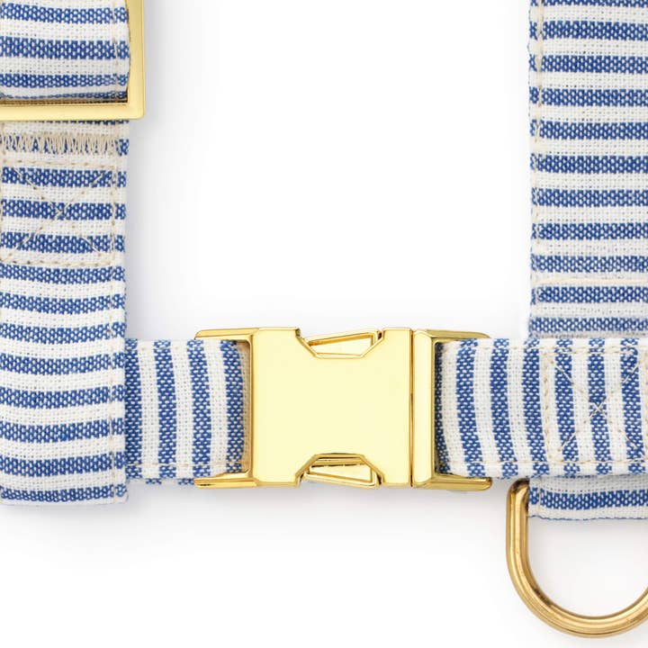 The Foggy Dog - Wholesale Pet Harness - Dog - Lake Blue Stripe Harness