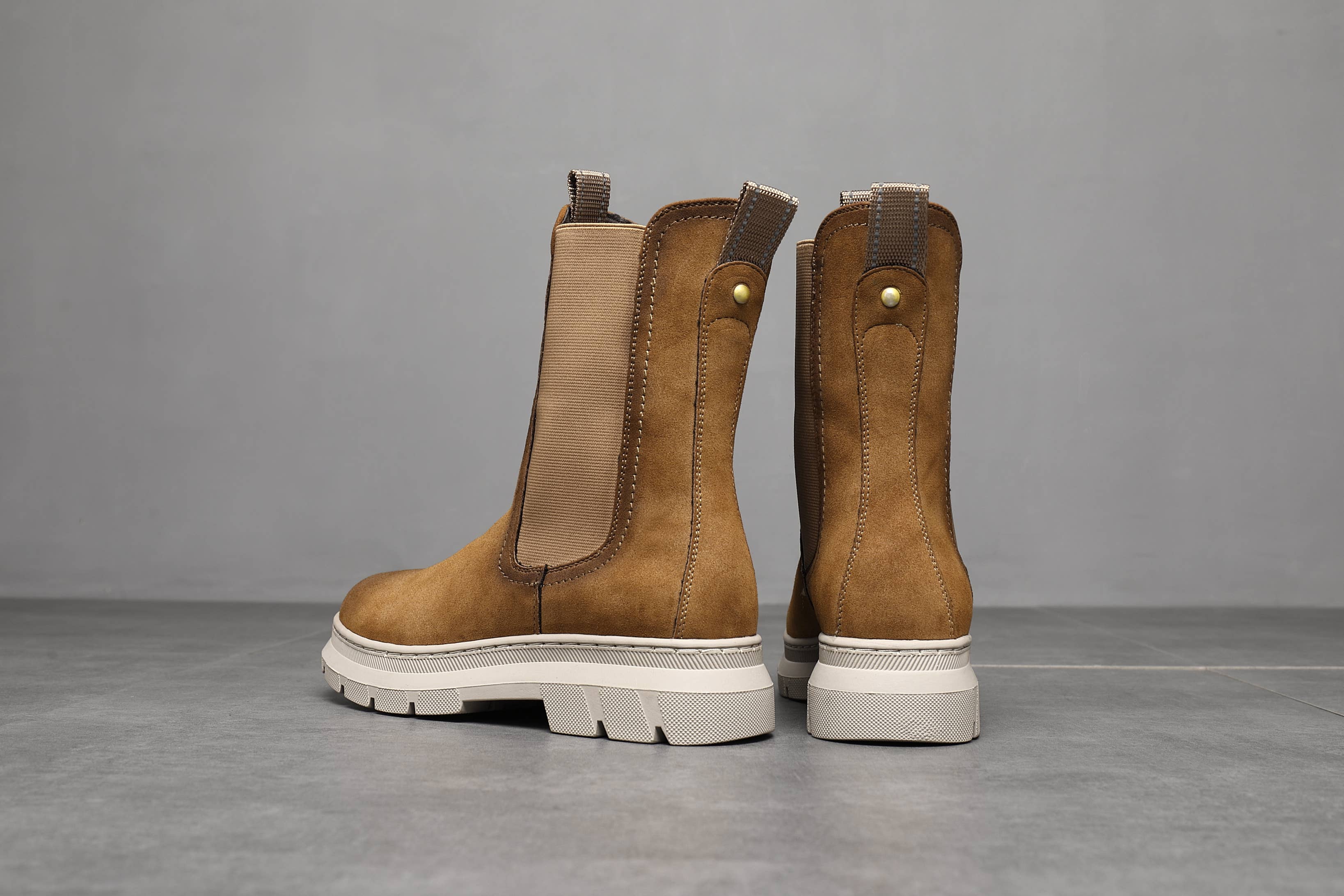 Top Staka – wholesale Boots – Women’s – A2306 WOMEN Faux Suede Leather- mid calf boots3