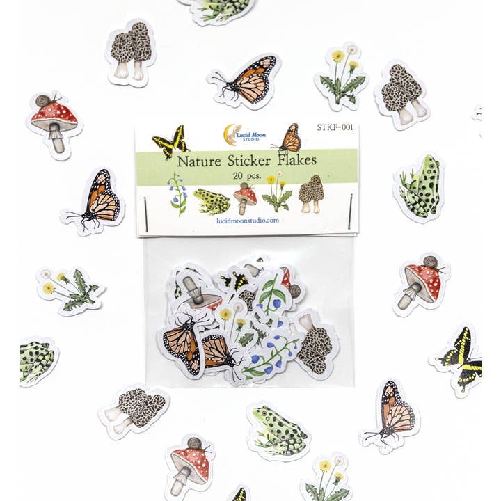 Lucid Moon Studio, LLC – wholesale Klistermärke – Naturklistermärken1