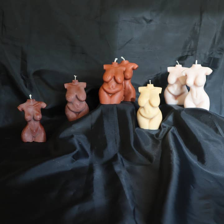 Body Positive Minimalist Decorative Body Candle for wholesale by Antagonist Candles