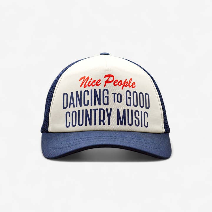 Nice People Dancing Foam Trucker Hat for wholesale by Old Town Social Club