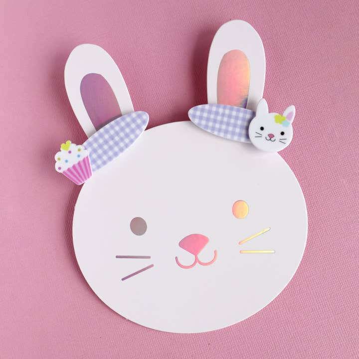 Lauren Hinkley Australia - Wholesale Hair clip – Child - Tea Party Cupcake Bunny Hair Clips2