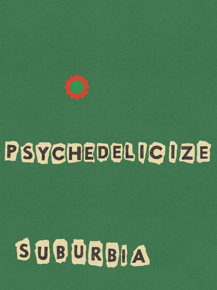 Psychedelicize Suburbia - Art Print by Lordcowboy for wholesale by Lordcowboy