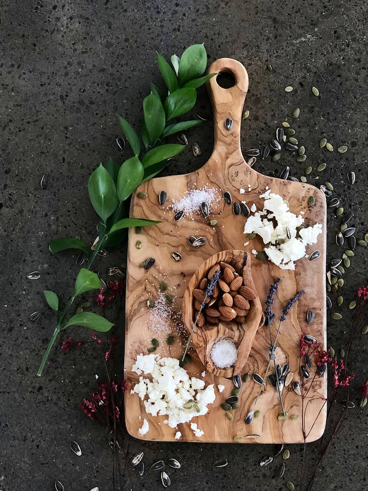 Olive Wood Rectangular Cutting Board for wholesale by Scents and Feel