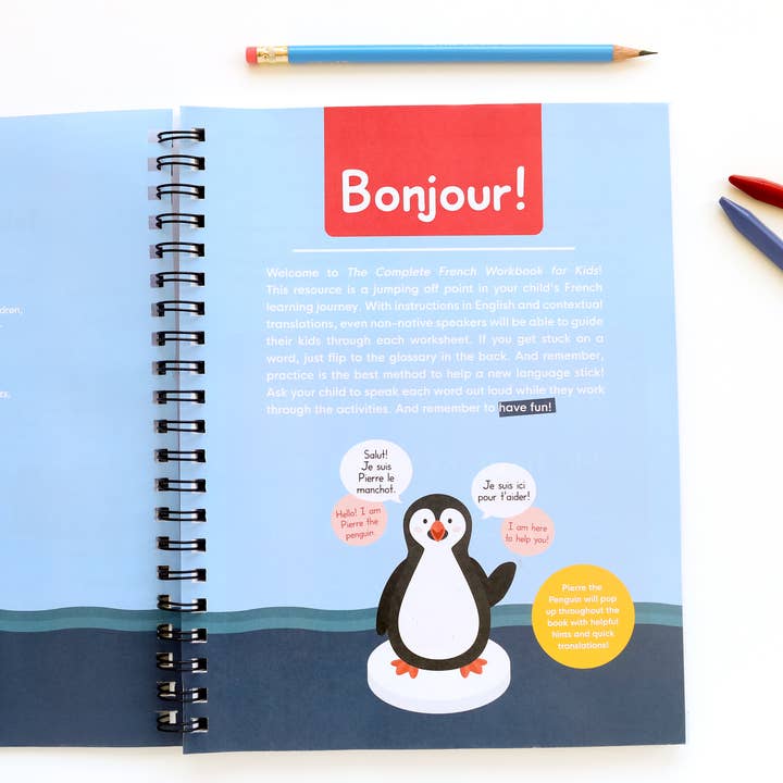 Paper Peony Press - Wholesale Book - Kids - The French Workbook for Kids