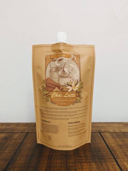 Chai Latte Cleanser Pouch 8 oz (Set of 10) for wholesale by Ecoslay
