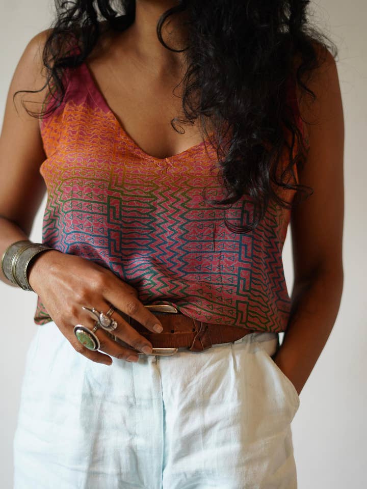 Annahmol - Wholesale Camisole - Women's - Vintage Silk Zero-Waste Cami12