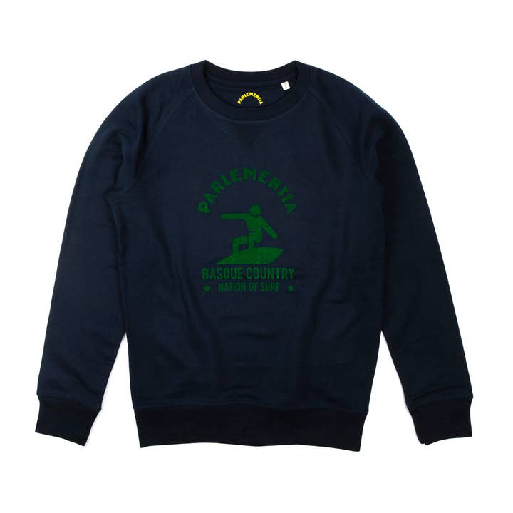 Sweat navy - green Easysurf pour la vente par Parlementia