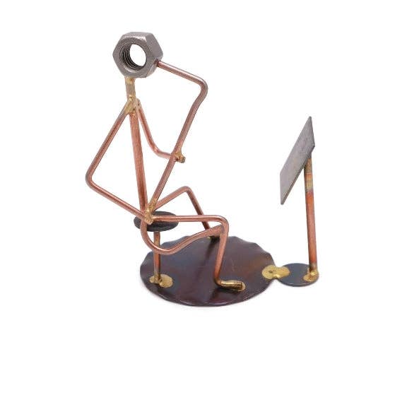 Rock Creek Metal Craft - Wholesale Decorative Tabletop Object - Saxophone with Music Stand5