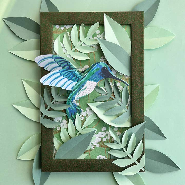 Paper Source Wholesale - Wholesale DIY Craft Kit - Hummingbirds Paper Craft Kit