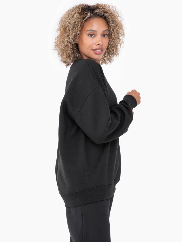 Mono B - Wholesale Sweatshirt - Women's - Oversized Fleece Sweatshirt16