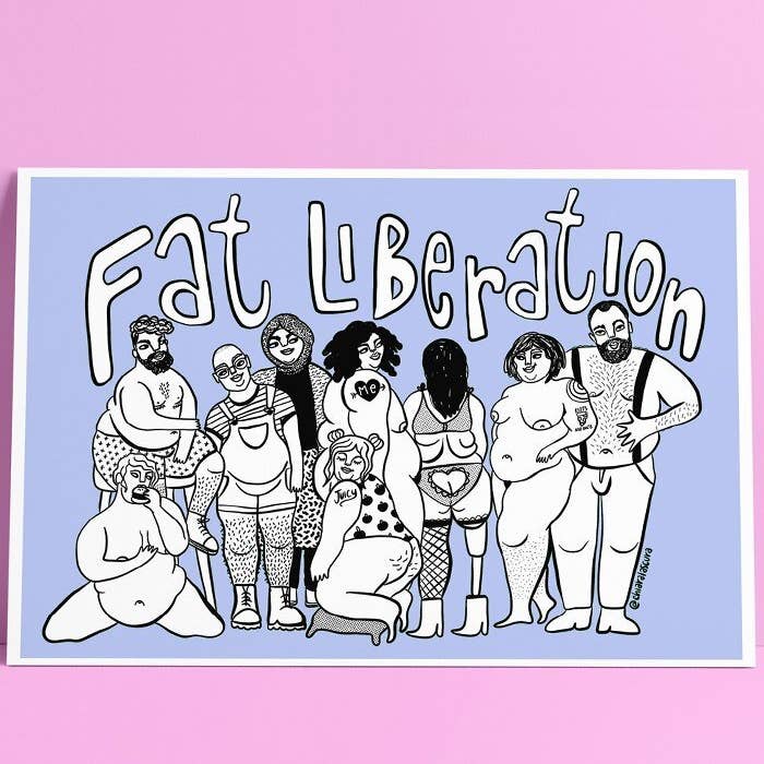 Chiaralascura - Wholesale Art Print - Fat liberation - Body positive Art print1