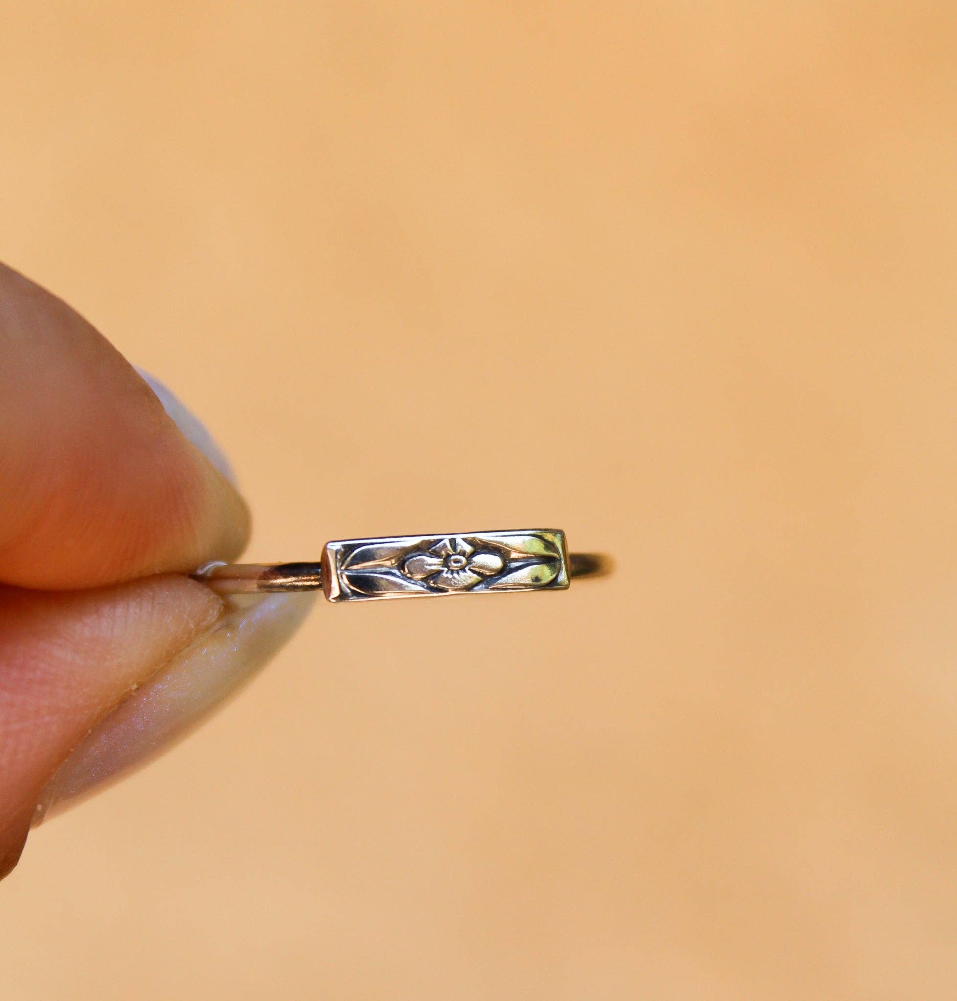 Dazed and Topazed - Wholesale Band/Stacked Ring - Zion Desert Flower Ring3