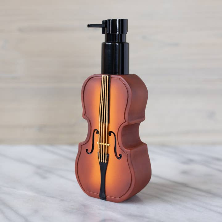 Borders Unlimited - Wholesale Soap Dispenser - Music Brown Violin Lotion/Soap Dispenser0