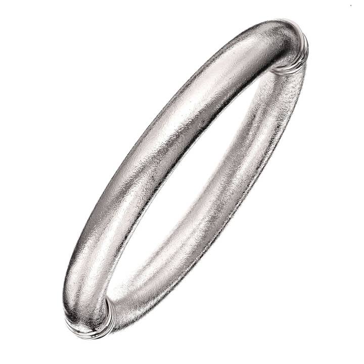 925 Silver EP 10mm Pulseira Pulseira Mill Granado por atacado de Luxe on Main LLC