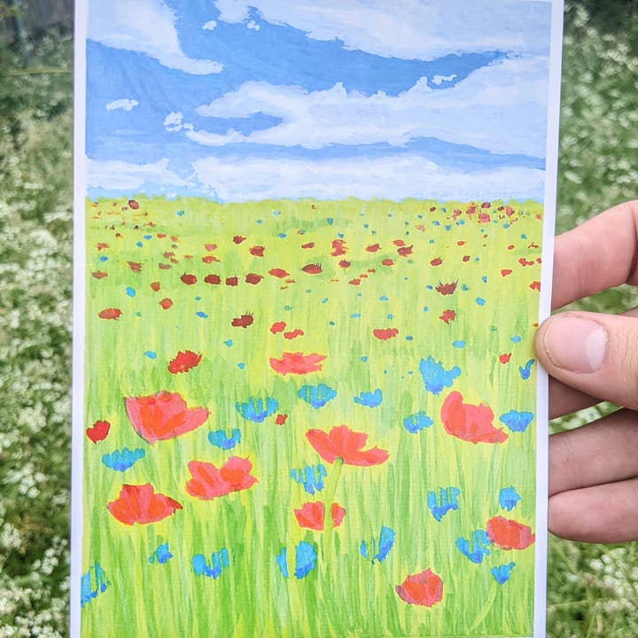 Taylor Stonebarger Creations - Wholesale Art Print - Summer Meadow 5x7in2