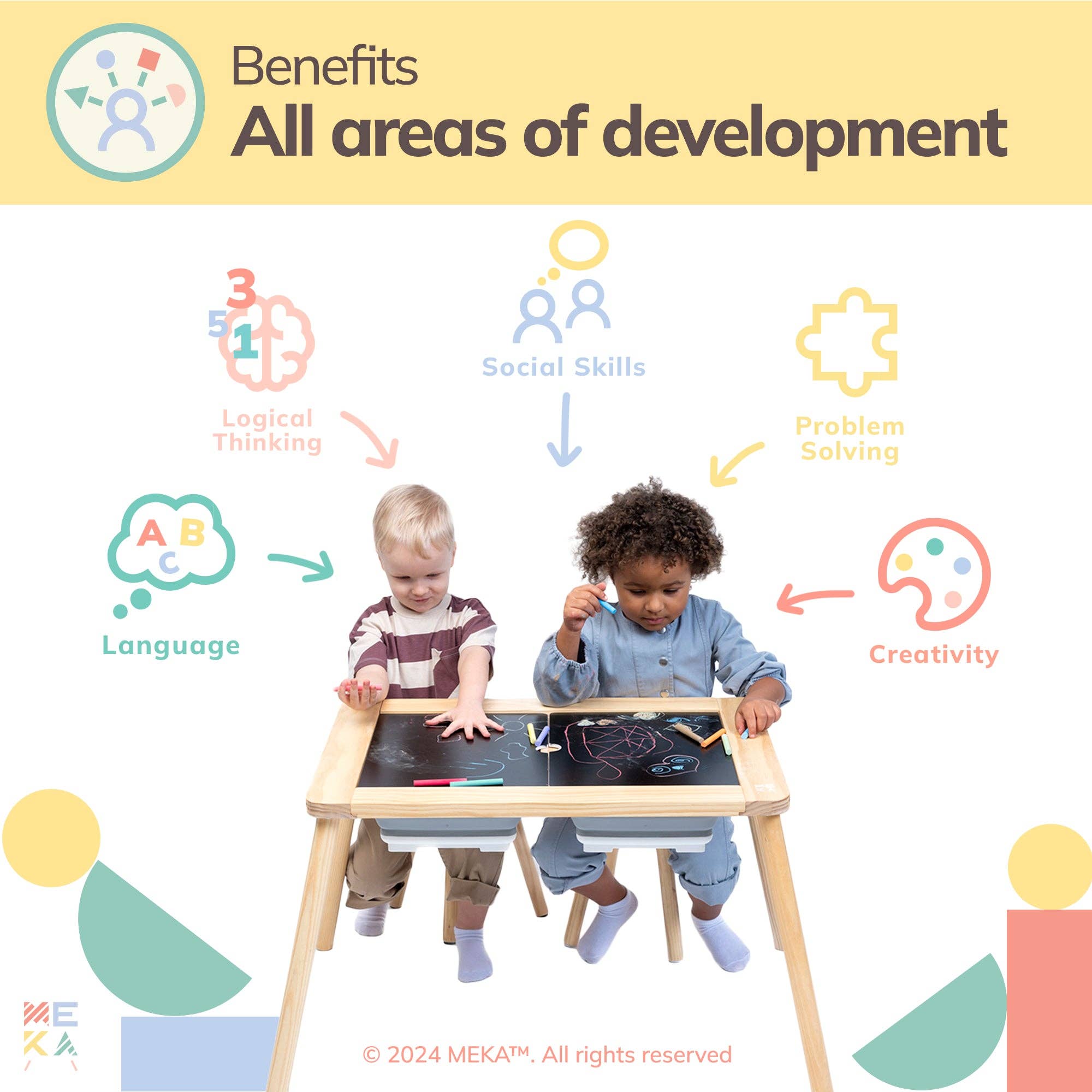 MEKA - Wholesale Wood Toy - Kids - Sensory Table 6 in 18