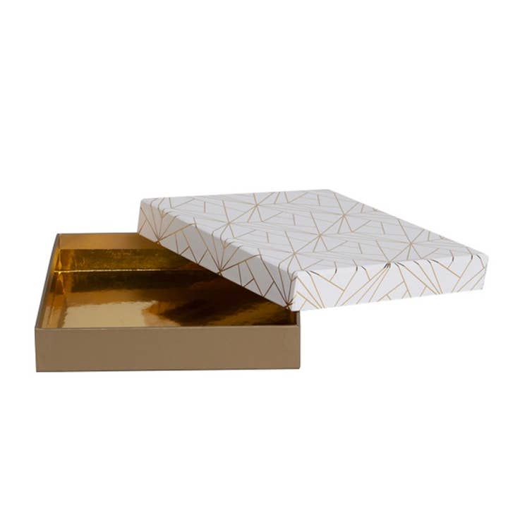 Deffrennes - Wholesale Gift Box - Exception square cardboard box 18.5x18.5x3.41