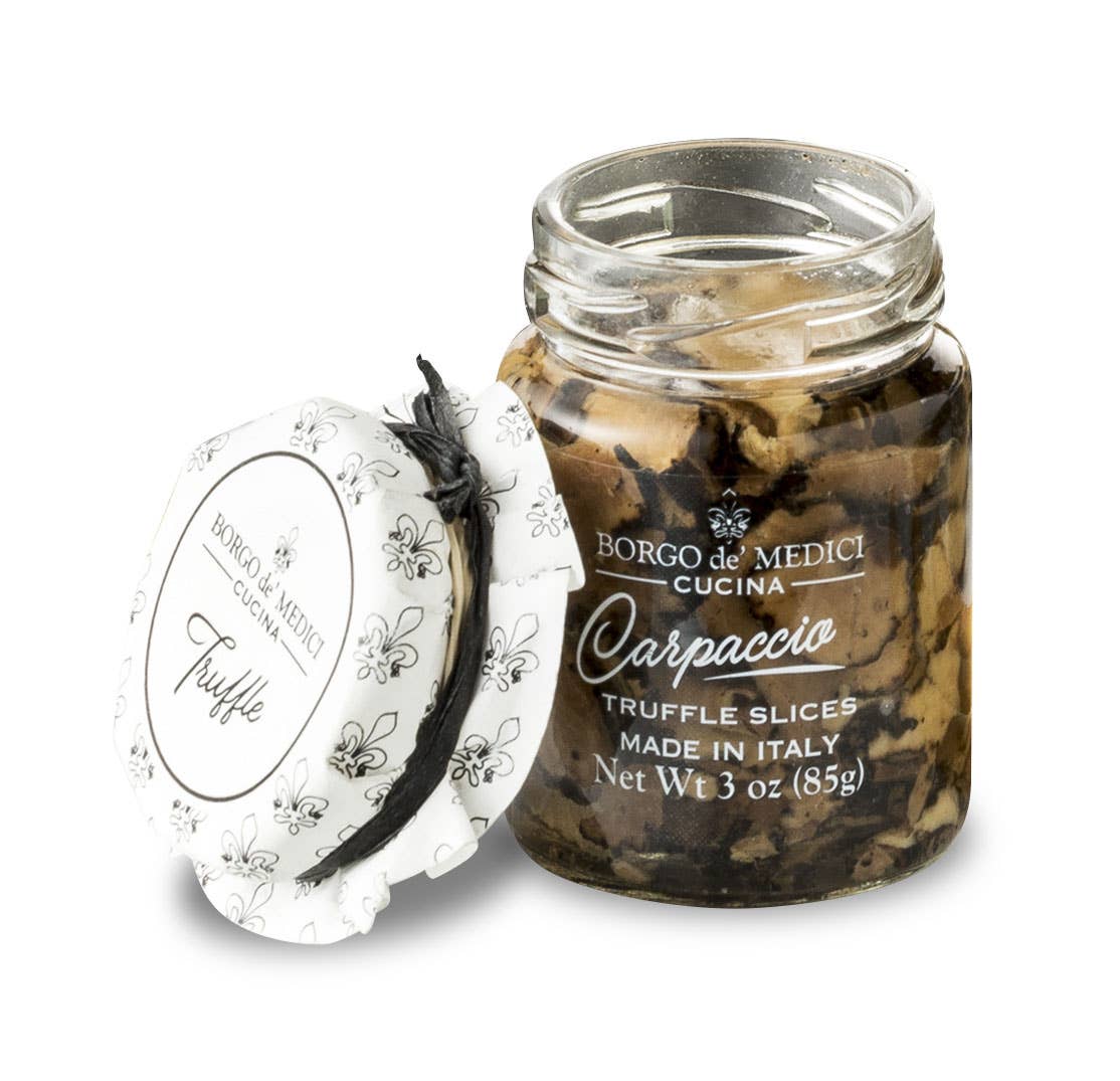 BORGO DE MEDICI USA - Wholesale Dried Spice - "Carpaccio" Black Truffle slices