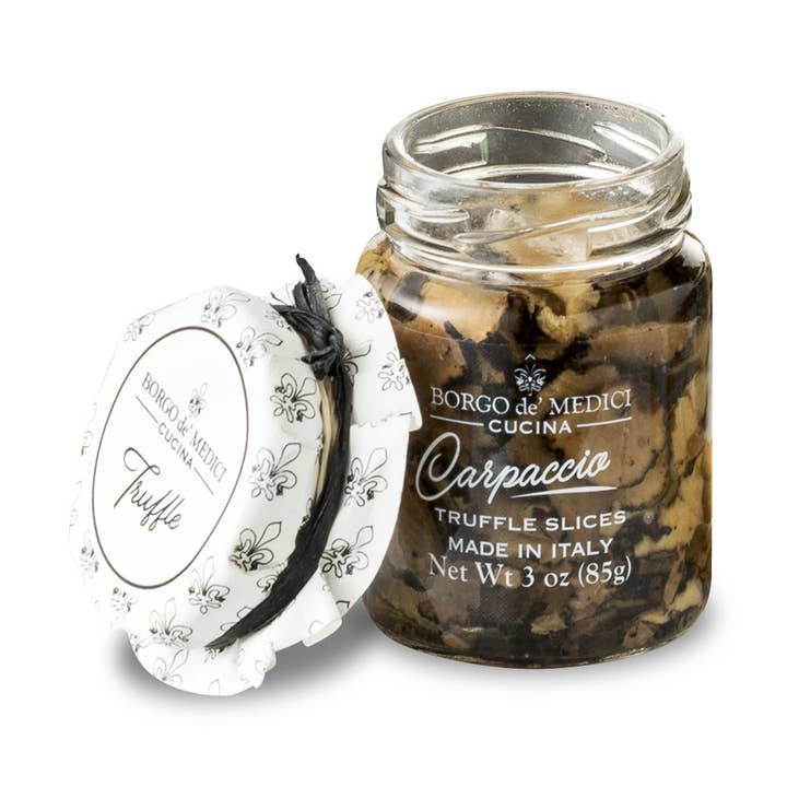 BORGO DE MEDICI USA - Wholesale Dried Spice - "Carpaccio" Black Truffle slices0