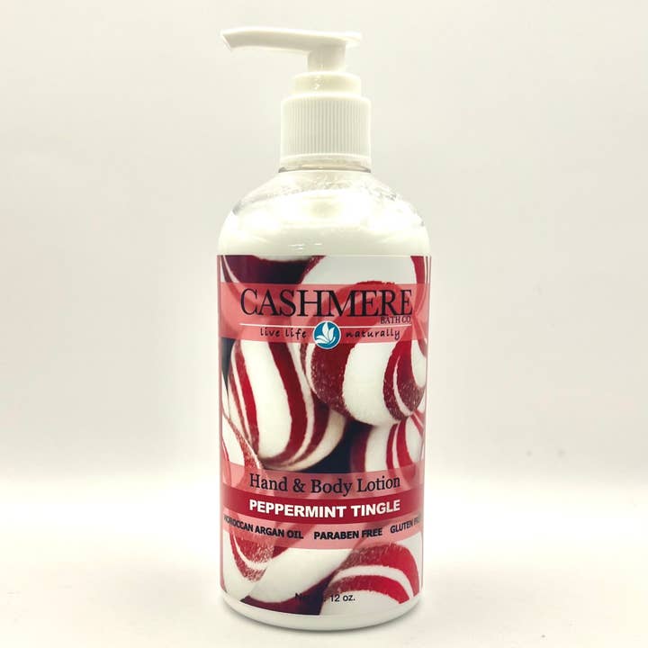 Cashmere Bath - Wholesale Hand Soap/Wash - Christmas Hand and Body Soap -12 oz.- Seasonal - Peppermint