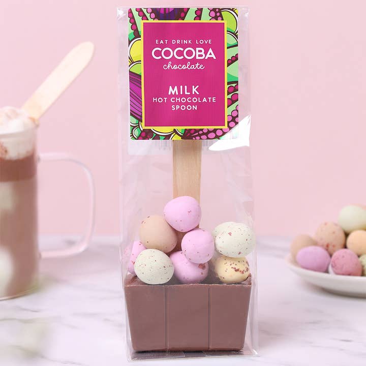 Cocoba – wholesale Hot cocoa spoon – Mini Easter Egg Hot Chocolate Spoon2