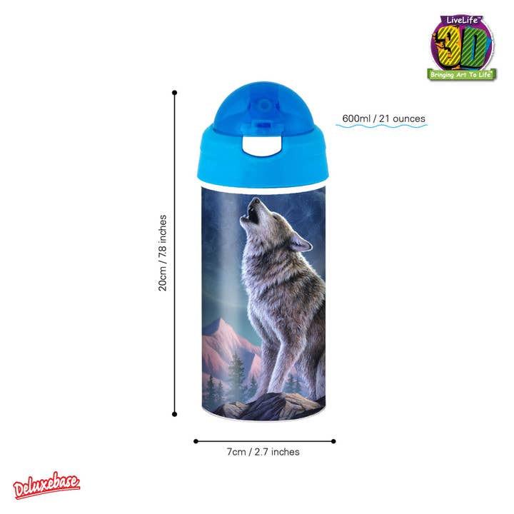 Deluxebase - Wholesale Water Bottle - 3D LiveLife Bottles - Moonlight Sonata3