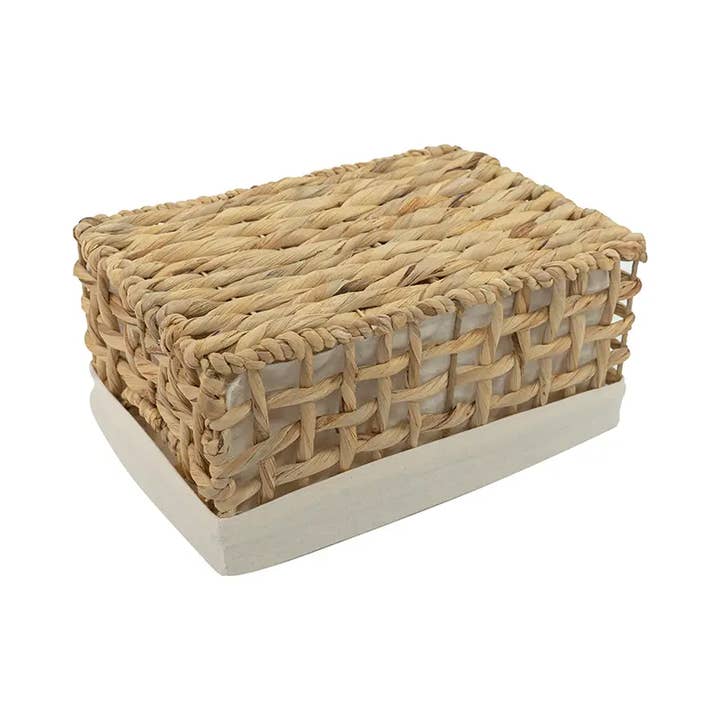 Natural Artisan Home - Wholesale Basket - Woven Storage Baskets with Cotton Liner – Set of 33