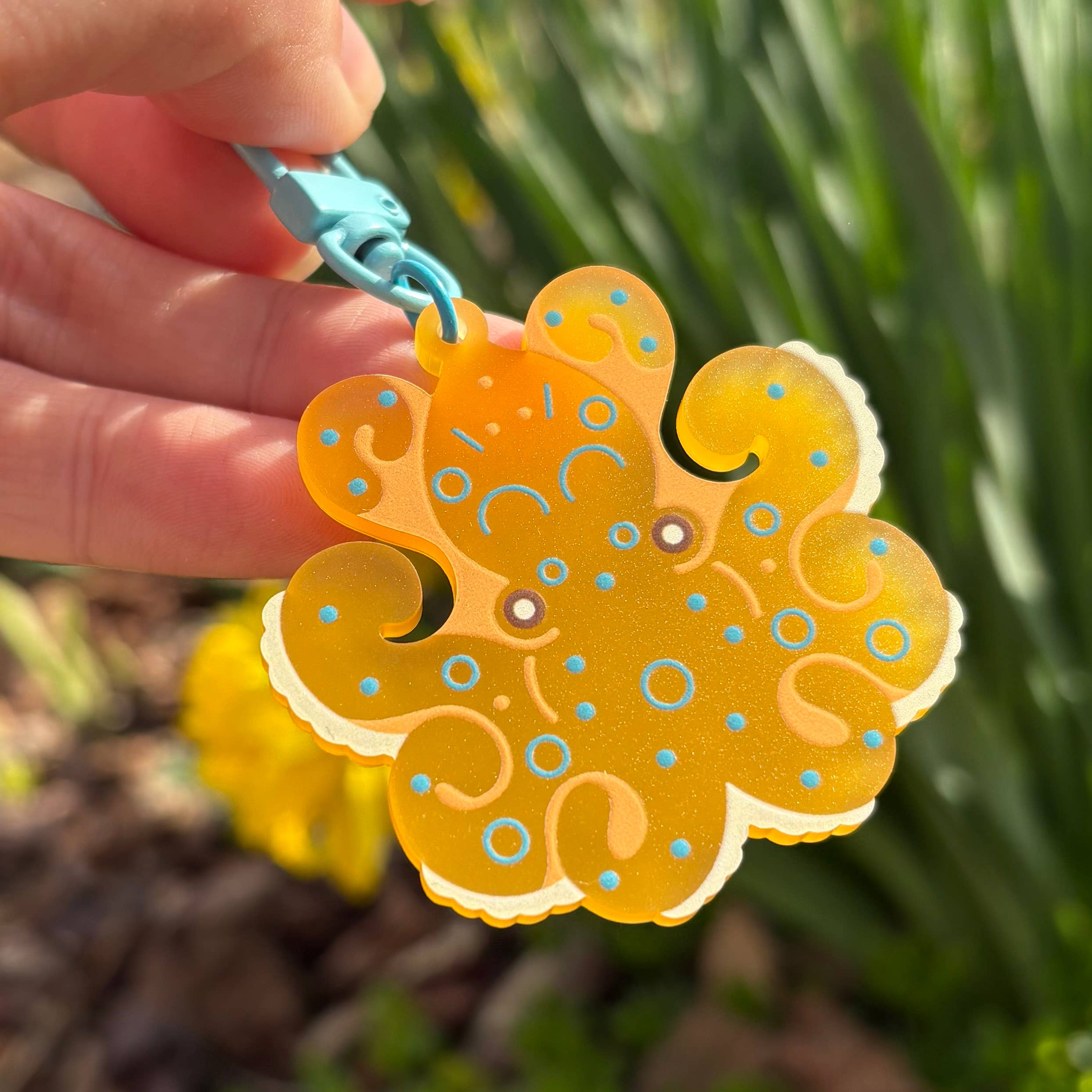 Microbiome Arts - Wholesale Keychain - Unisex - Frosted Acrylic Sea Life Charms3