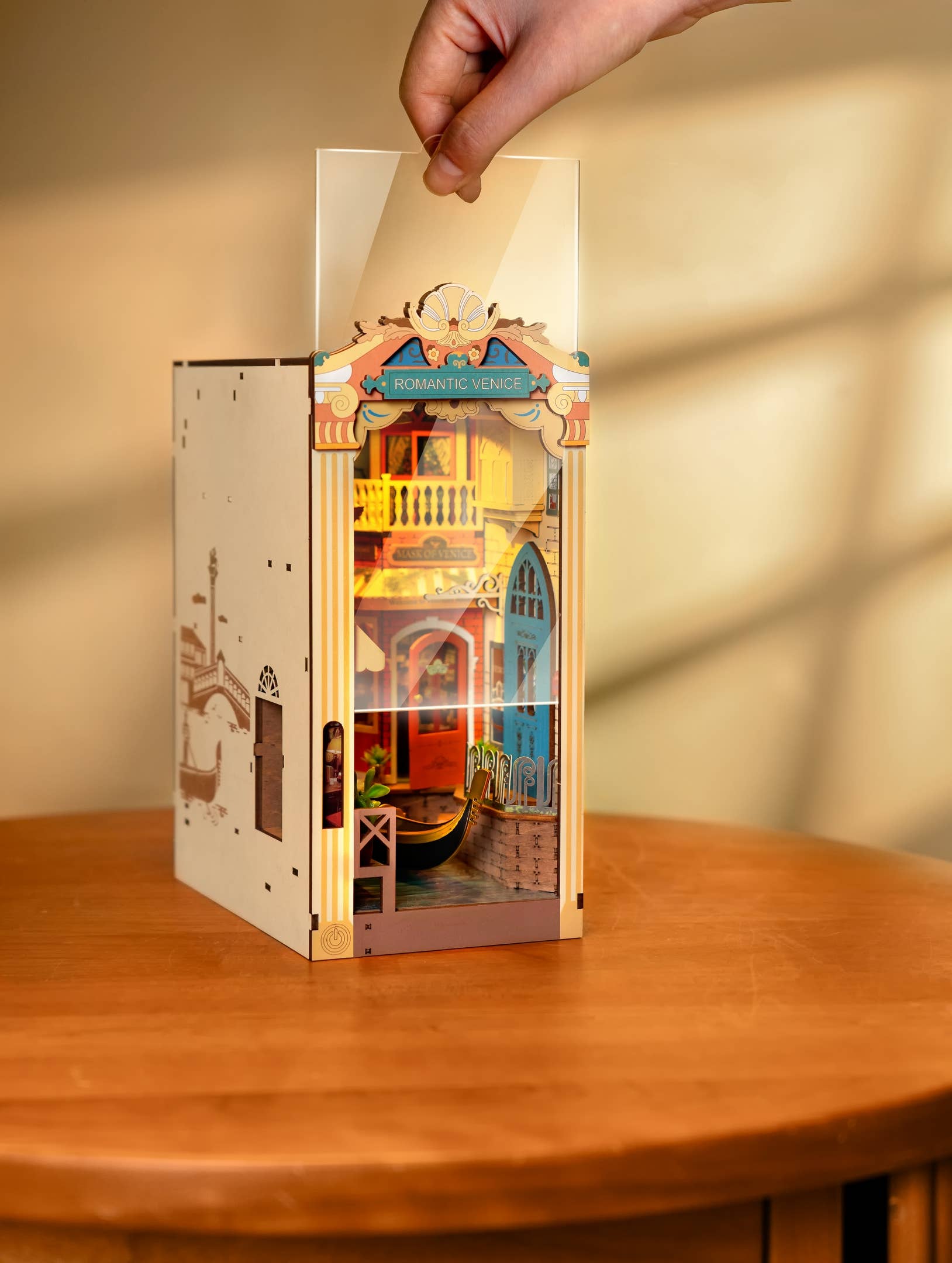 Hands Craft - Wholesale Puzzle - Kids - DIY Book Nook Kit: Romantic Venice with Dust Cover17