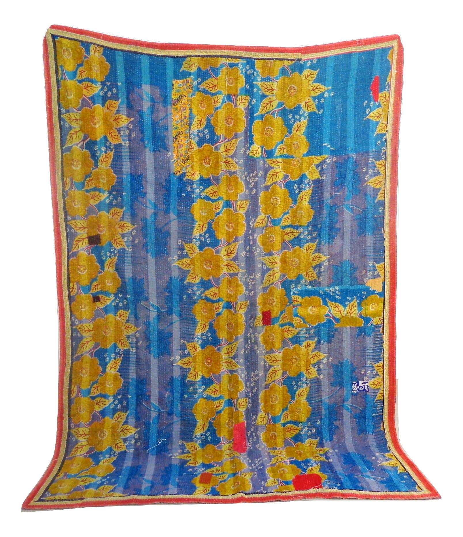 Meghcraft - Wholesale Quilt - Assorted Handmade Bohemian Kantha Hand Stitched Quilt Throw16