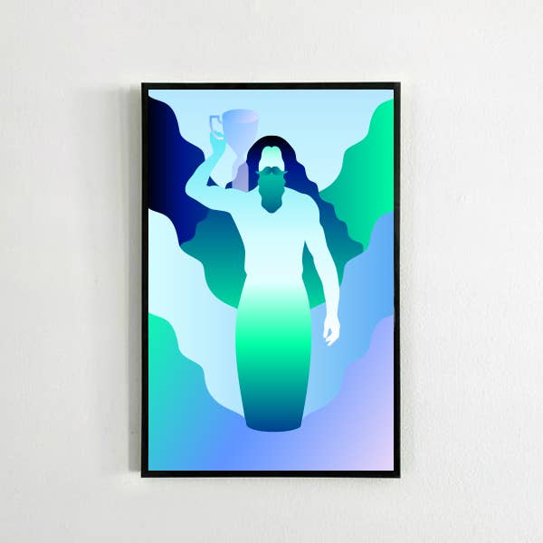 King of Cups Print for wholesale by Mystic Mondays