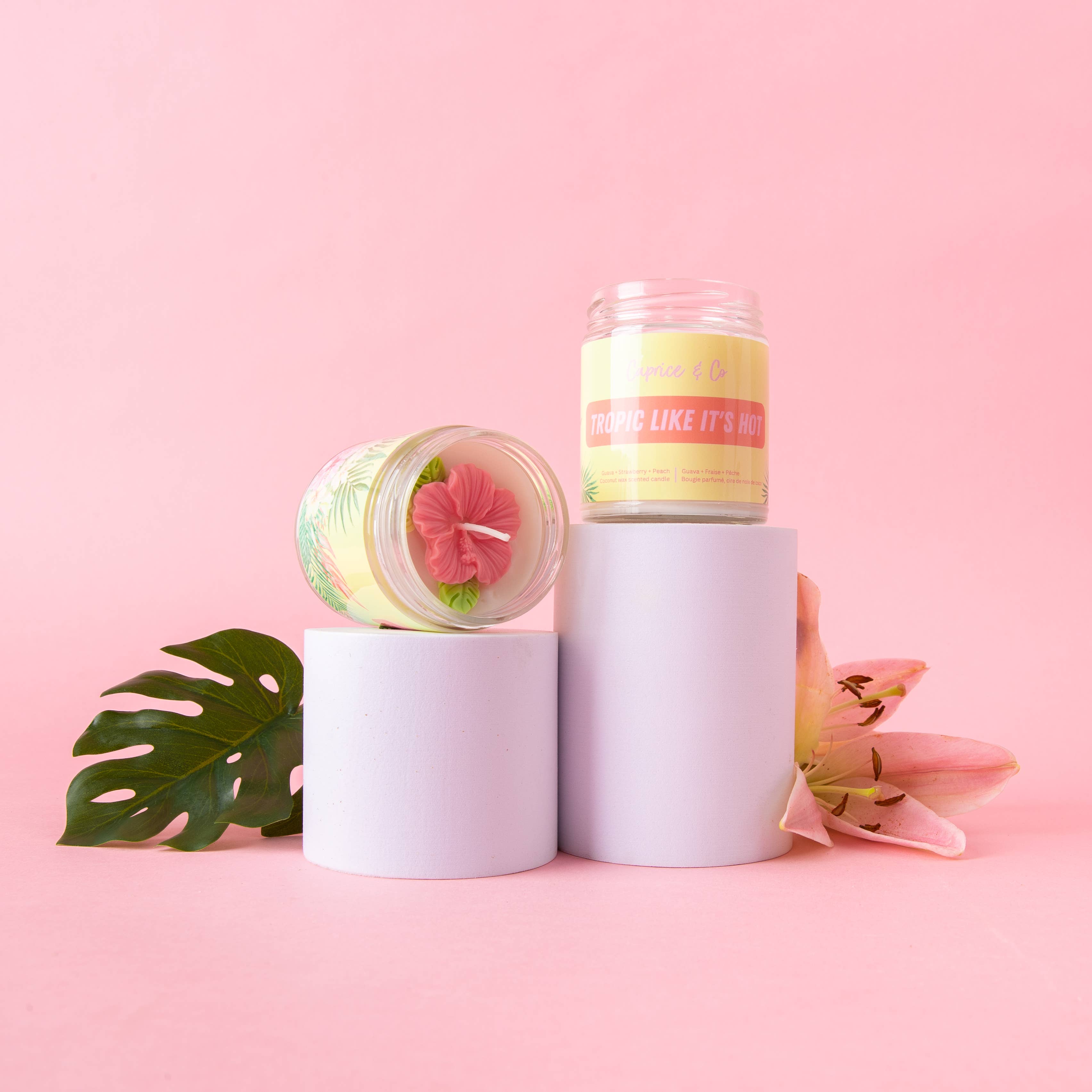 Caprice & Co - Wholesale Jar/Filled Candle - Tropic Like it's Hot - Candle1