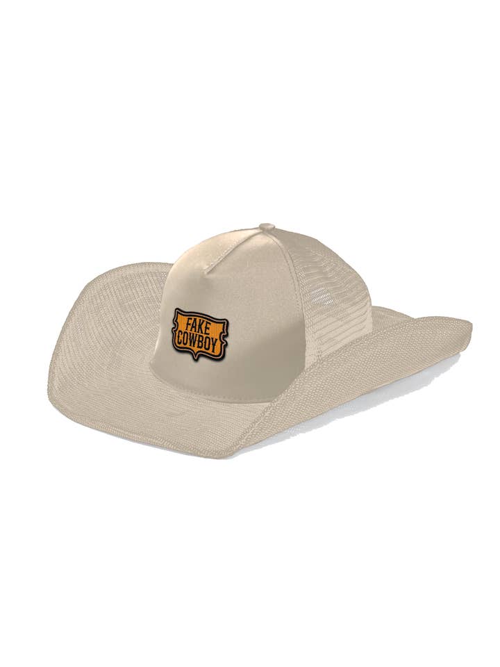 "FAKE COWBOY" COWBOY SNAPBACK: 5 PANELER for engroshandel hos Cowboy Snapback