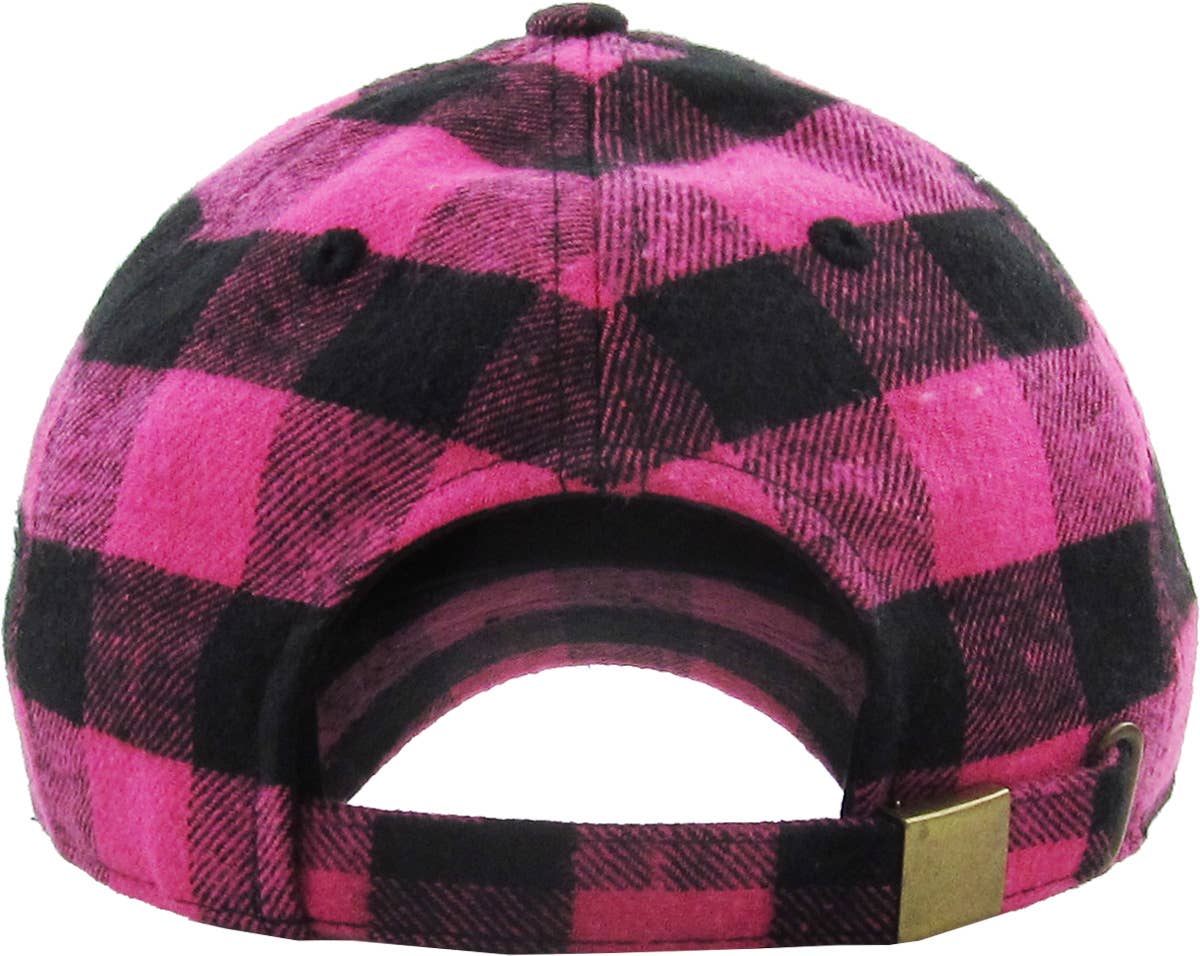 KBETHOS - Vente Casquette de baseball – unisexe - Casquette de baseball à carreaux KBETHOS11