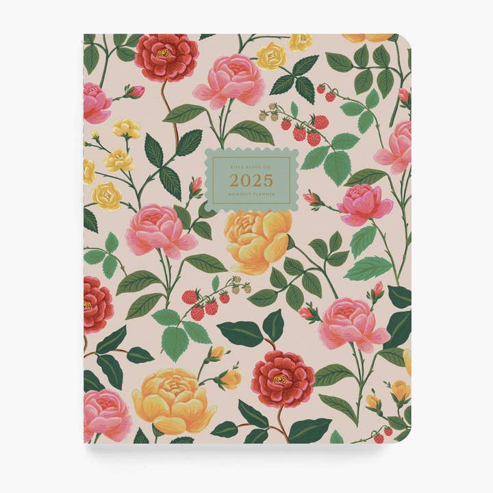 Rifle Paper Co. - Wholesale Notebook - 2025 Roses 12-Month Appointment Notebook