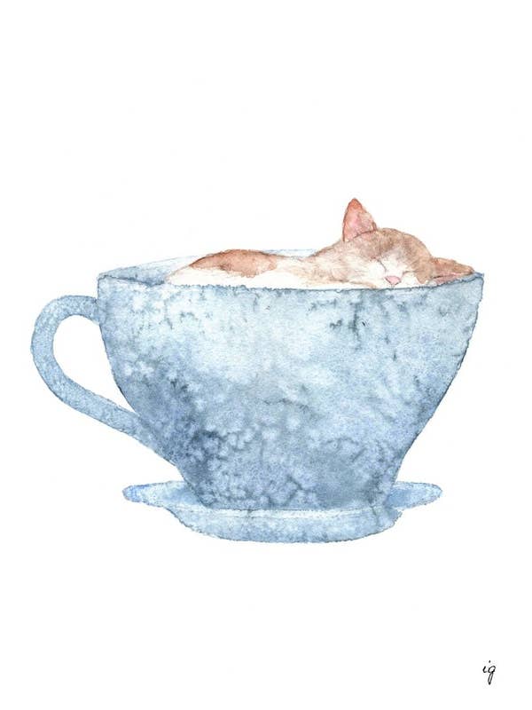 Copa Kitty por atacado de SAS {Seattle Art Studio}