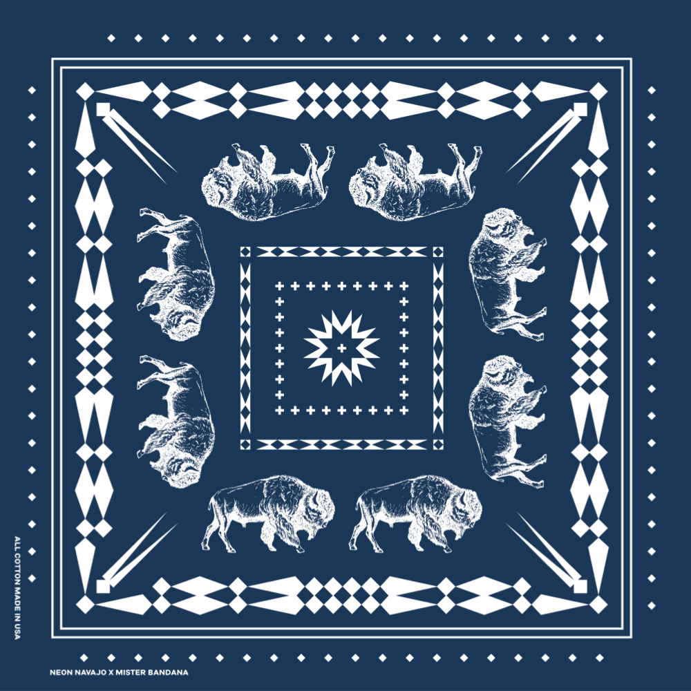Mister Bandana - Wholesale Bandana - Unisex - Great Plains Buffalo0