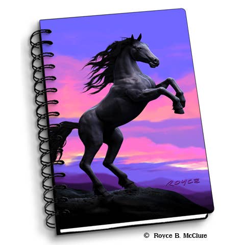 Artgame Ltd. - Wholesale Notebook - 3D Royce Notebook 4" x 6" - Stallion