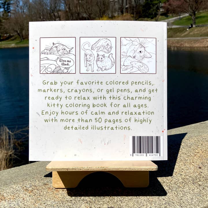 Art Fimbel - Wholesale Coloring & Activity Book - Adult - Cat Coloring Book, Cats With Thoughts And Feelings1