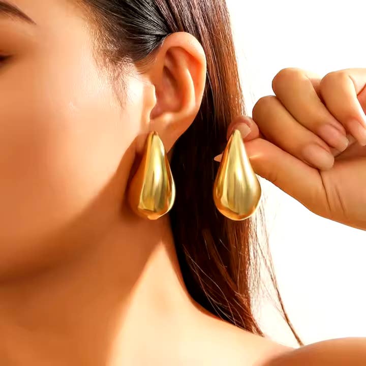 Teardrop Chunky Earrings for wholesale by Get Balmy - USA