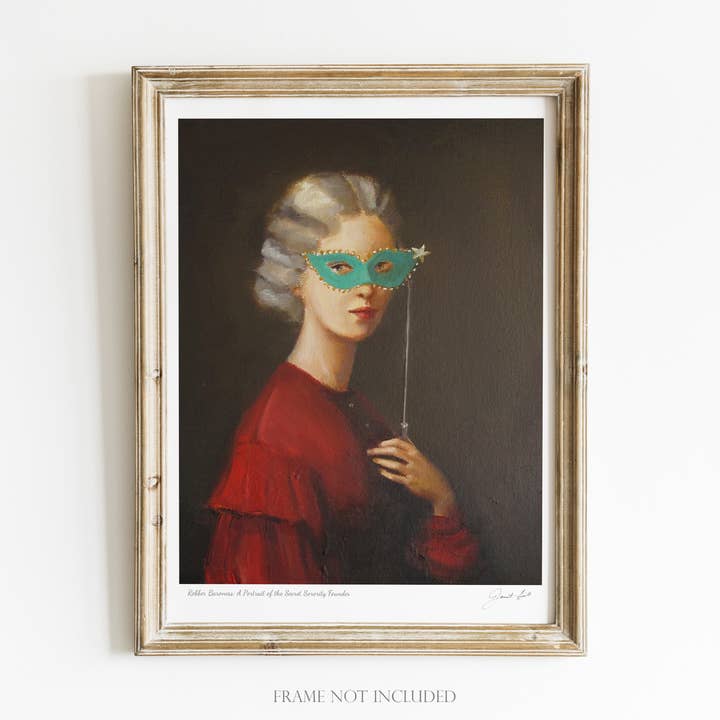A Portrait Of The Secret Sorority Founder Art Print-8.5 X 11 for wholesale by JANET HILL STUDIO