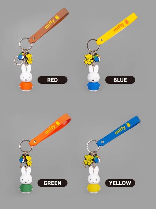 K-Wonderland - Wholesale Keychain - Women's - Miffy Charaters Figure Key Holder-Bag Charm, Gift Key Ring4
