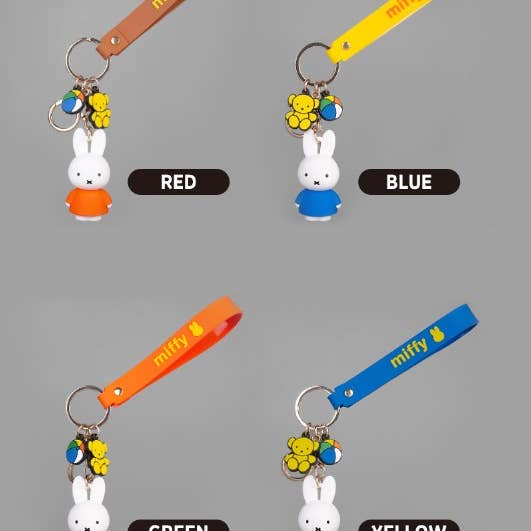 K-Wonderland - Wholesale Keychain - Women's - Miffy Charaters Figure Key Holder-Bag Charm, Gift Key Ring4