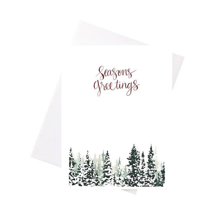NKFA - Wholesale Season's Greetings Card - Pines