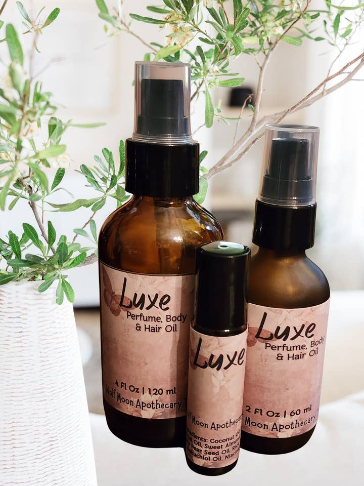 Huile de Parfum, Corps & Cheveux LUXE | Mélanges de Luxe | pour la vente par Wolf Moon Apothecary Tx