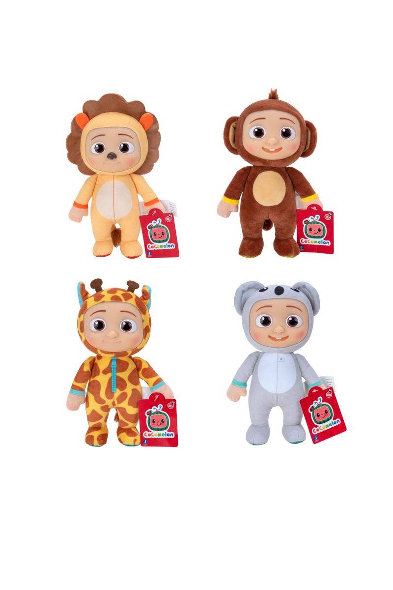 License 2 Play Toys - Wholesale Stuffed/Plush Toy - Kids & Baby - Cocomelon 8" Plush Assortment in 6pc Display - Set of 61