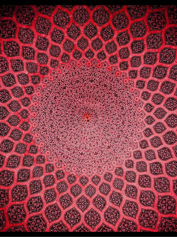 Foulard zijde 90*90 zijde rood voor wholesale door L'OFFICIEL SRL